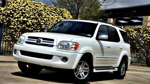 20007 toyota sequoia limited sunroof tow package heated seats 3rd seats