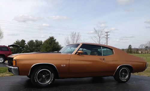 1972 chevelle ls5! rare w code 454 ls5 engine, 400 turbo auto trans, 12 bolt!