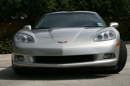 2008 corvette coupe silver 3lt- ls3 6.2 litter 436hp head up display