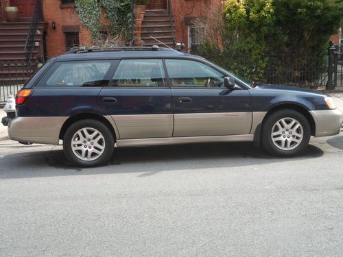 2001 subaru outback base wagon 4-door 2.5l rear  5peed awd ****no reserve ******