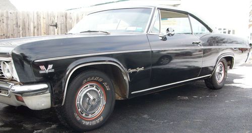 1966 ss 396 impala documented "survivor", 66,00 original miles, original paint