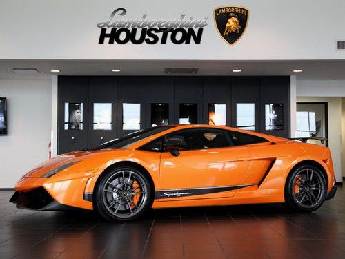 2011 lamborghini gallardo lp570-4 superleggera orange cam nav carbon 2790 miles