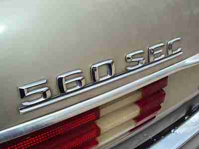 1991 MERCEDES 560SEC COUPE - RUNS/DRIVES GREAT - MECHANICALLY GREAT  - NO RUST!!, image 5