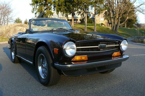 1973 tr6 convertible professionally restored 5 speed 150bhp