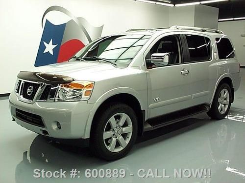 2008 nissan armada le 4x4 sunroof nav rear cam 20's 65k texas direct auto