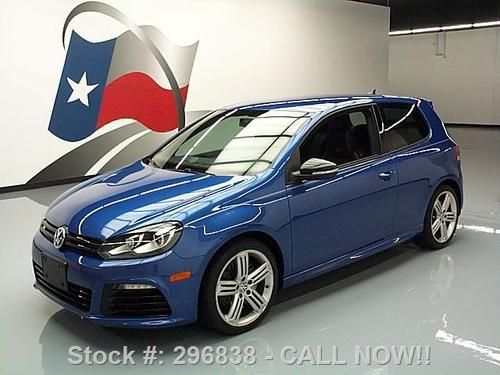 2012 volkswagen golf r turbo awd 6-spd htd seats 6k mi! texas direct auto