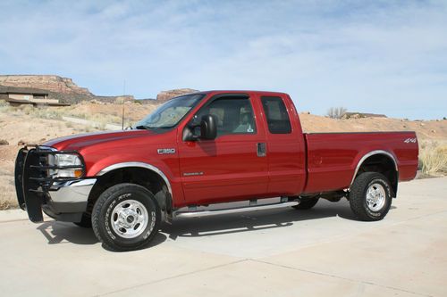 2002 ford f-350 lariat supercab longbed 7.3 diesel 63k miles1 owner leather srw