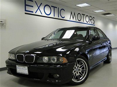2003 bmw m5!! blk/blk! 6-speed nav heated-sts xenons moonroof alloys 6-cd 394hp