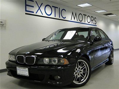 2003 bmw m5!! blk/blk! 6-speed nav heated-sts xenons moonroof alloys 6-cd 394hp