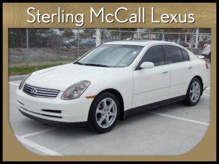 2004 infiniti g35 sedan leather sunroof