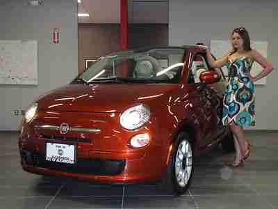 Stunning rame (copper) convertible Fiat cabrio 500C alloys 5 speed, image 2