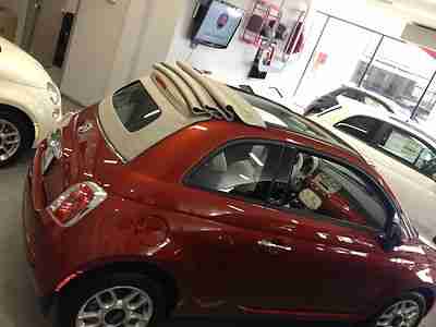 Stunning rame (copper) convertible Fiat cabrio 500C alloys 5 speed, image 4