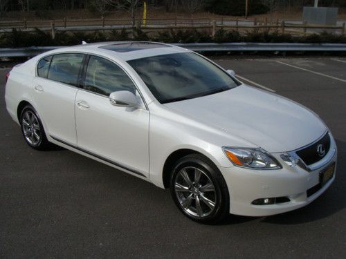 2008 lexus gs350 awd 27k miles navi starfire pearl 1 owner dealer serviced !!!