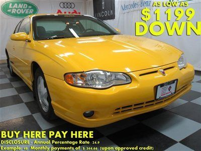 2003(03)monte carlo ss we finance bad credit! buy here pay here low down $1199