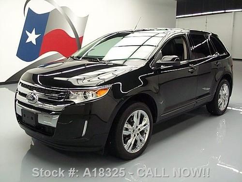 2013 ford edge ltd blk on blk rear cam htd seats 29k mi texas direct auto