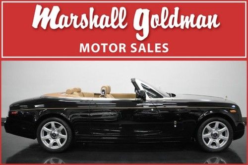 2010 rolls royce drophead  diamond black metallic  moccosin teak only 380 miles