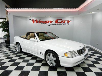 2002 mercedes benz sl500 roadster~///amg sport pkg~hardtop~htd seats~cd~clean!