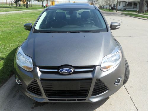 2012 ford focus sel sedan 2.0l/no reserve/leather/htd seats/sunroof/sync/rebuilt