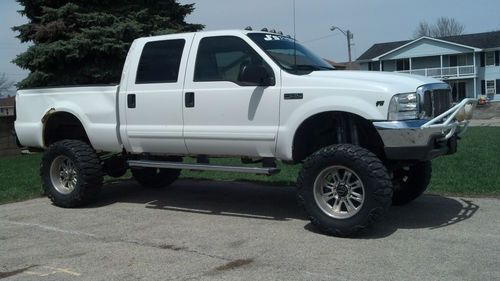 ****lifted 2001 ford f250 lariat super duty crew cab f-250 f 250 no reserve!****