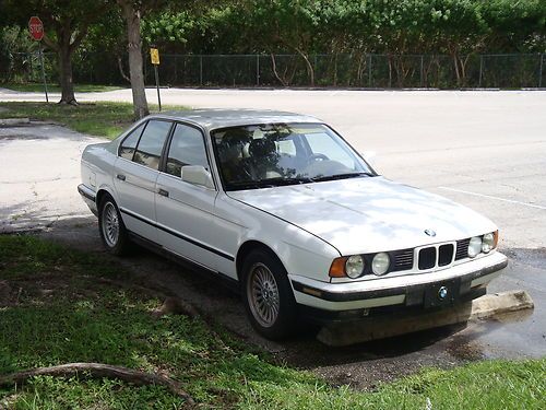 1991 bmw 525i e34 m50 motor newer rims great body many new parts runs &amp; drives