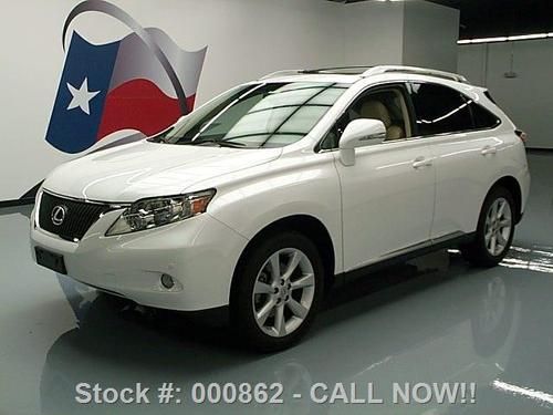 2010 lexus rx350 sunroof nav rear cam climate seats 28k texas direct auto