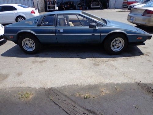 '79 lotus espirit*needs restoration*3387 original miles*rare find*