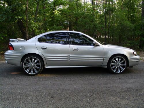 Clean 2002 pontiac grand am se1 4-door 3.4l v6 22" rims led lights new engine!