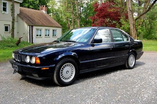 No reserve good running,looking 1994 bmw 525i sport sedan, p sunroof, leather cd