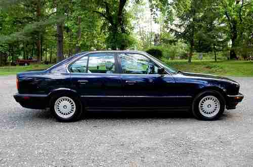 NO RESERVE Good running,Looking 1994 BMW 525i sport sedan, P Sunroof, Leather CD, image 6