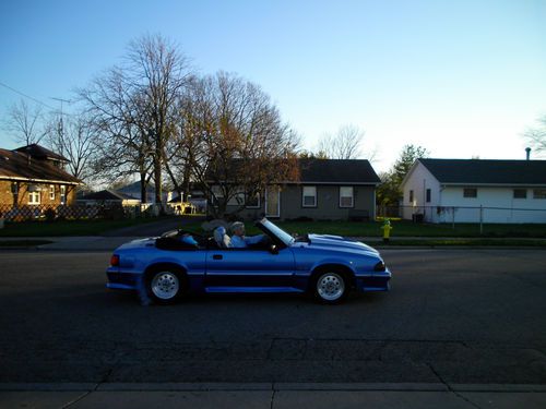 1988 ford mustang gt convertible 2-door 5.0 h.o john force