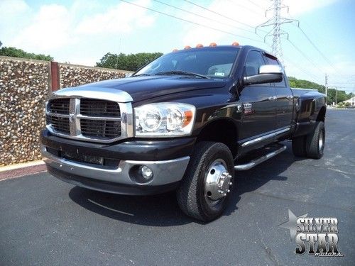 07 ram 3500 slt drw 4wd at cummins quadcab dually loaded xnice tx!