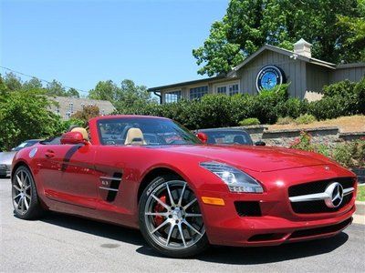 2012 mercedes benz sls amg -perf media,carbon fiber trim,19"/20"amg whls,wow!