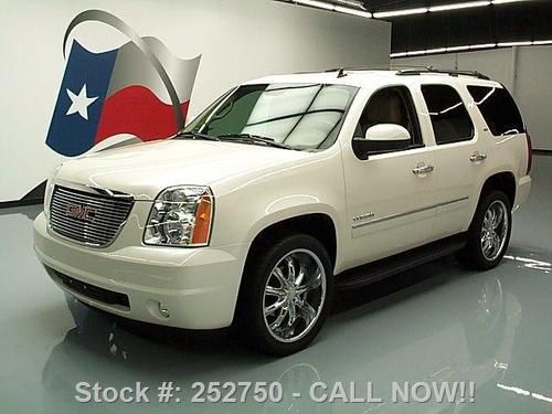 2011 gmc yukon slt rear cam dual dvd 22" wheels 31k mi texas direct auto