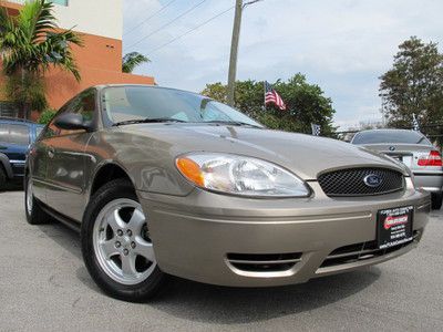 Taurus ses extra low miles alloy auto  3.0l florida car carfax buyback guarantee