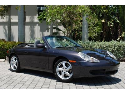 1999 porsche 911 carrera cabriolet 3.4l 6-cyl auto tiptronic vesuvio metallic