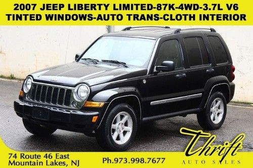 2007 jeep liberty limited-87k-4wd-3.7l v6-tinted windows-auto trans