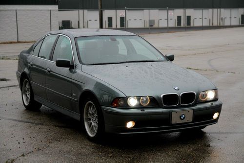 2002 bmw 530i base sedan 4-door 3.0l xenon sport wheels bluetooth motor has 50k
