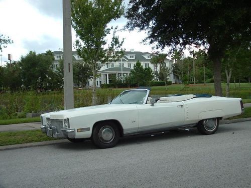 1971 cadillac eldorado convertible fun car very reliable priced to sell must see
