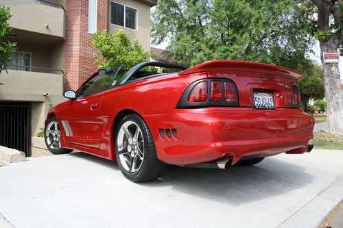 1998 ford mustang saleen convertible s281 - 32,363 original miles