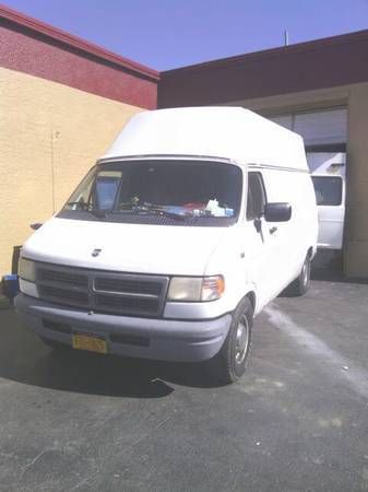 1995 dodge ram van 2500 high top new brakes and tires, shelves and divider!!