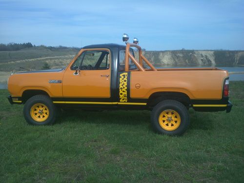 1979 dodge macho power wagon 4x4, ga. truck no rust vit. 'c' oj