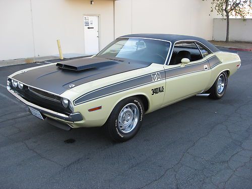 1970 dodge challenger t/a 340 six pack
