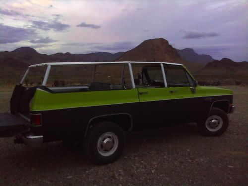 1983 gmc 2500 4x4 6.2 diesel custom  convertible suburban