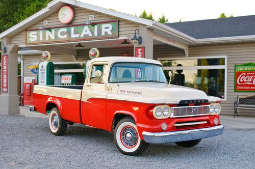 Camper special, pickup, truck, vintage, power wagon, restored, 1960