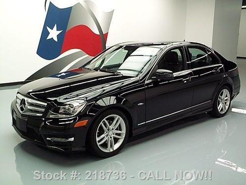 2012 mercedes-benz c250 sport turbo auto sunroof 9k mi! texas direct auto