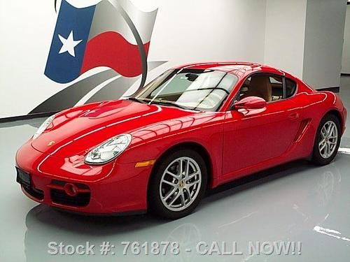 2007 porsche cayman 5-speed htd leather spoiler 60k mi texas direct auto