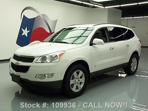 2010 chevy traverse lt 8-pass leather nav rear cam 49k texas direct auto