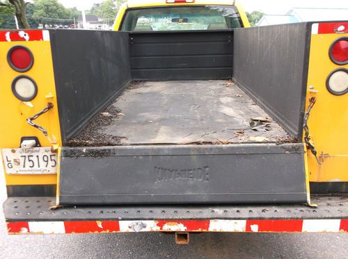 2003 chevy 2500hd 4x4 duramax deisel allison auto knapheid utility bed snow plow, image 6