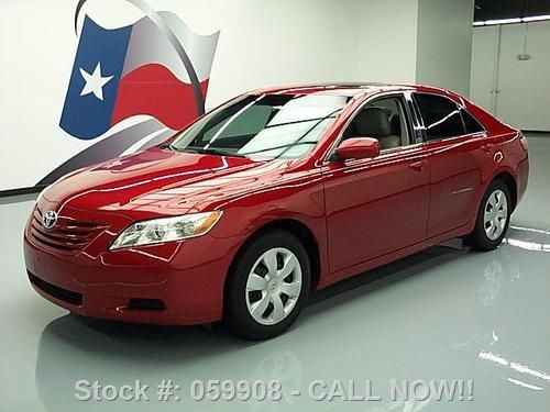 2008 toyota camry le v6 sedan sunroof nav leather 56k texas direct auto