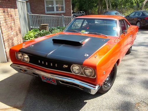 1968 dodge real super bee 440 hemi orange